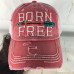 Born Free Pink Distressed Ball Cap Adjustable Kbethos Hat Mesh Back  eb-39158489